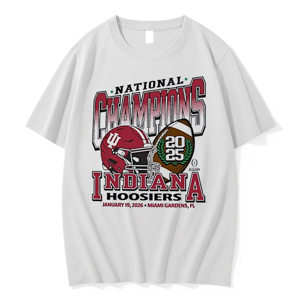 Indiana Hoosiers 2025 Cfp National Champions Franklin Helmet Shirts