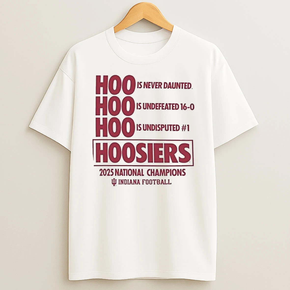 Indiana Hoosiers 2025 Cfp National Champions Hoo Hoo Hoo Hoosiers Shirts
