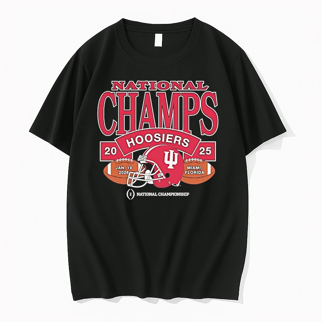 Indiana Hoosiers 2025 Cfp National Champs Football Shirts
