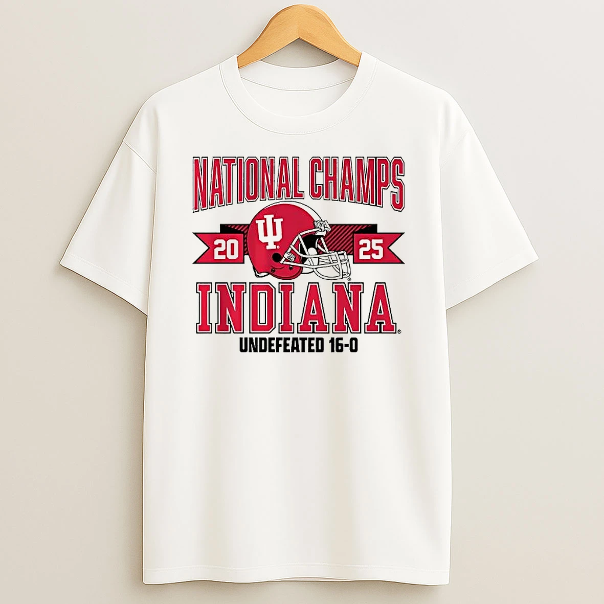 Indiana Hoosiers 2025 Cfp National Champs Undefeated 16 0 Shirts