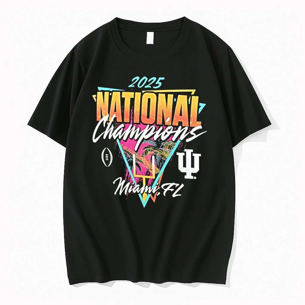 Indiana Hoosiers 2025 National Champions Miami Fl Retro Vibe Shirts