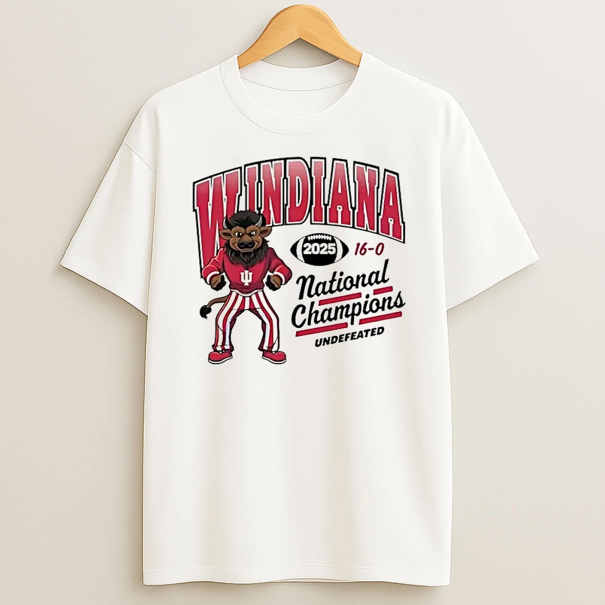 Indiana Hoosiers 2025 National Champions Bison Undefeated Shirts