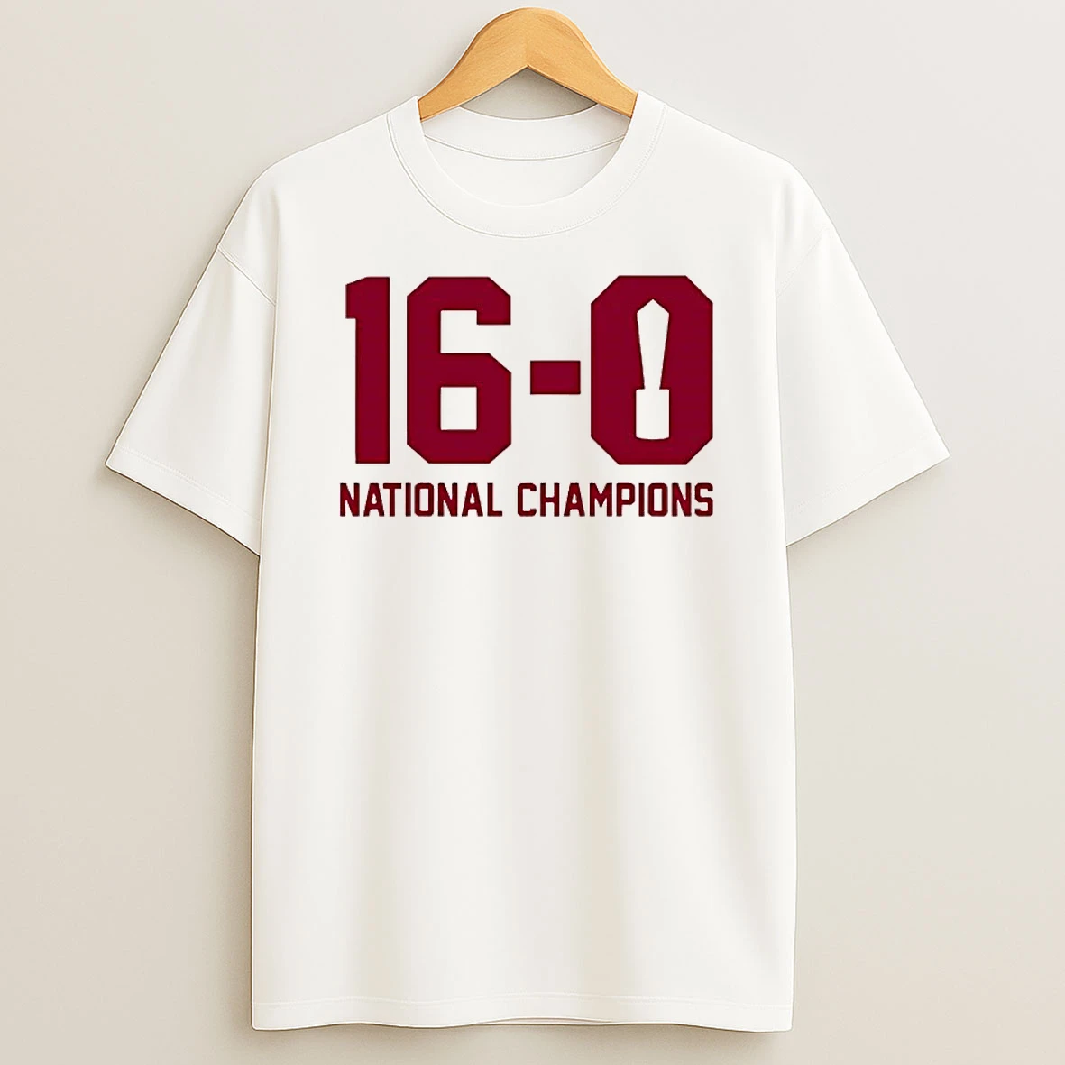 Indiana Hoosiers 2025 National Champions 16 0 Score Shirts
