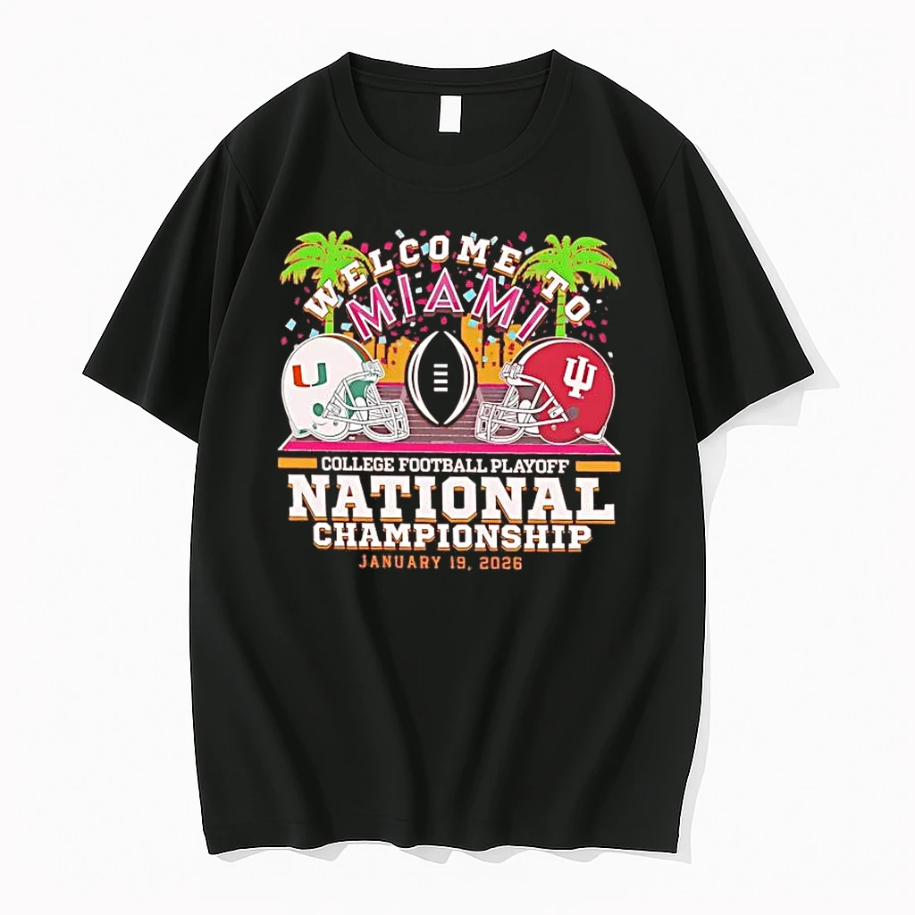 Indiana Hoosiers 2026 Cfp Welcome To Miami Shirts