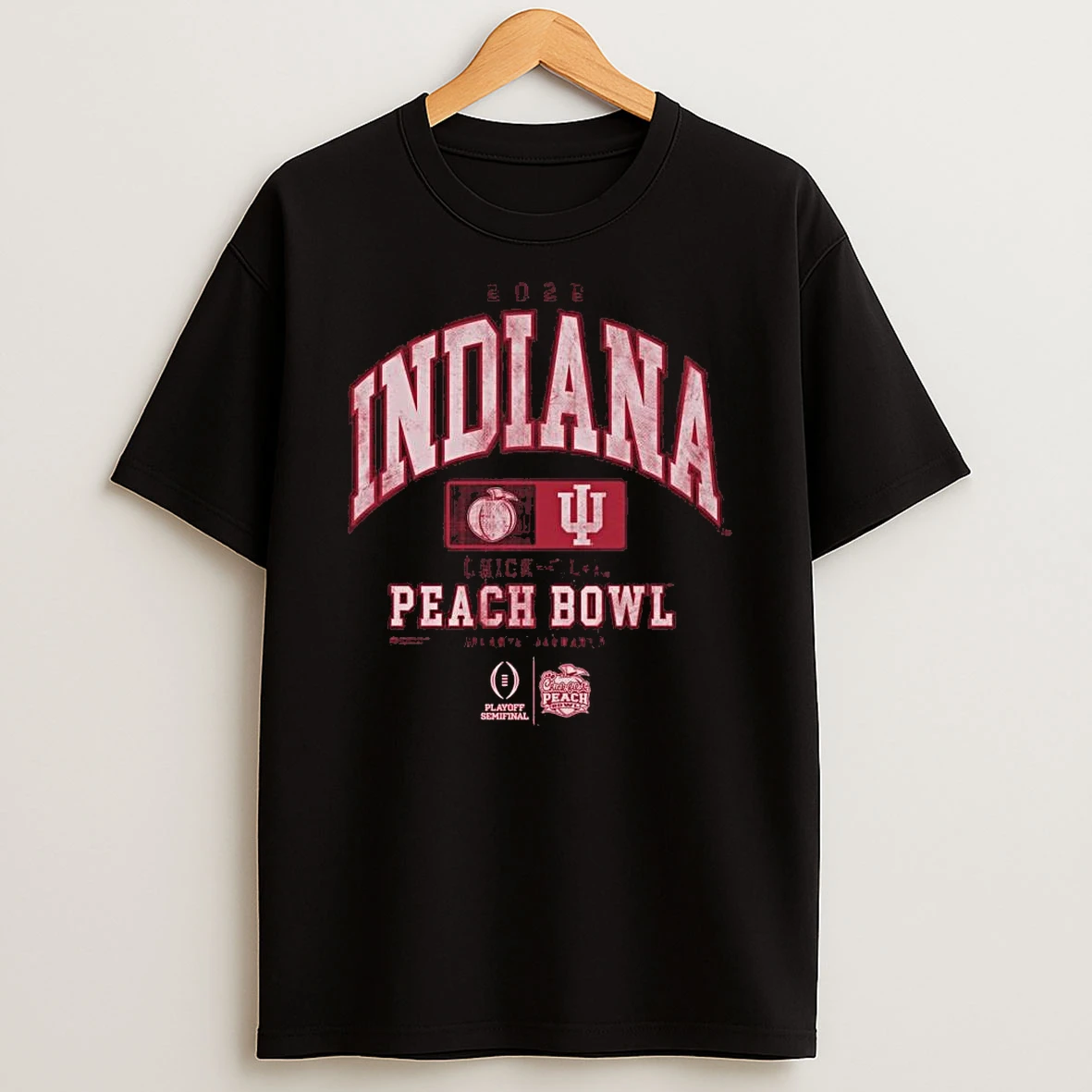 Indiana Hoosiers 2026 Chick Fil A Peach Bowl Atlanta January 9 Logo Shirts