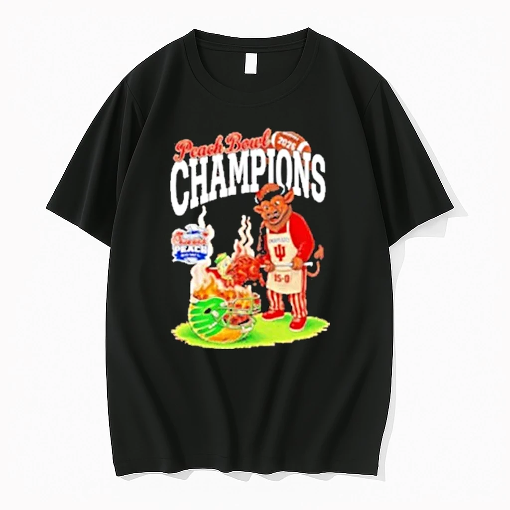 Indiana Hoosiers 2026 Peach Bowl Champions Shirts