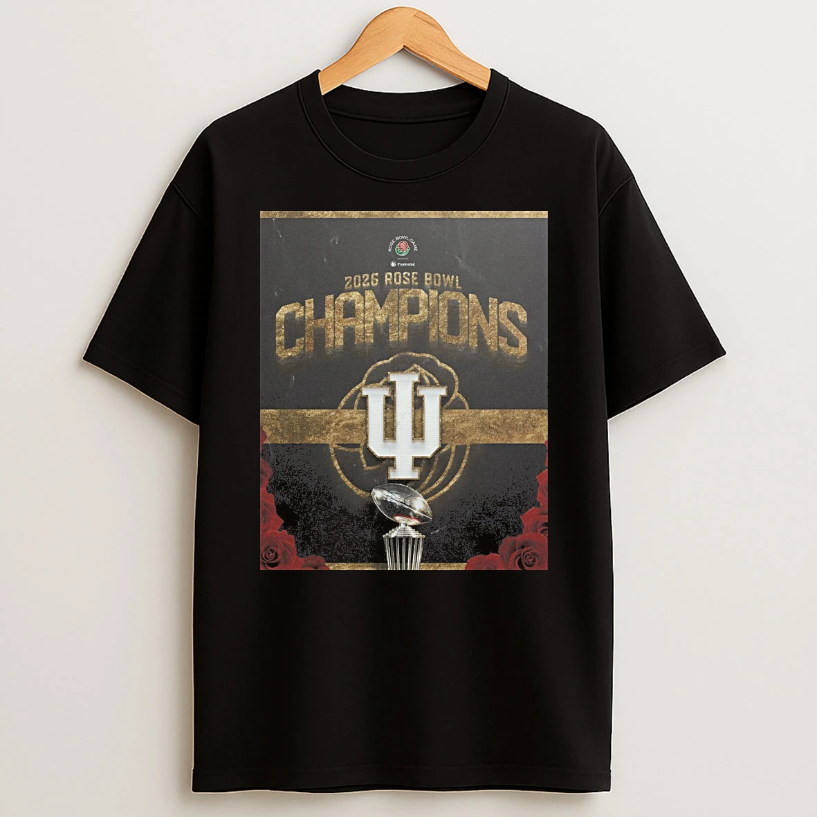 Indiana Hoosiers 2026 Rose Bowl Game Champions Blooming In Pasadena Shirts