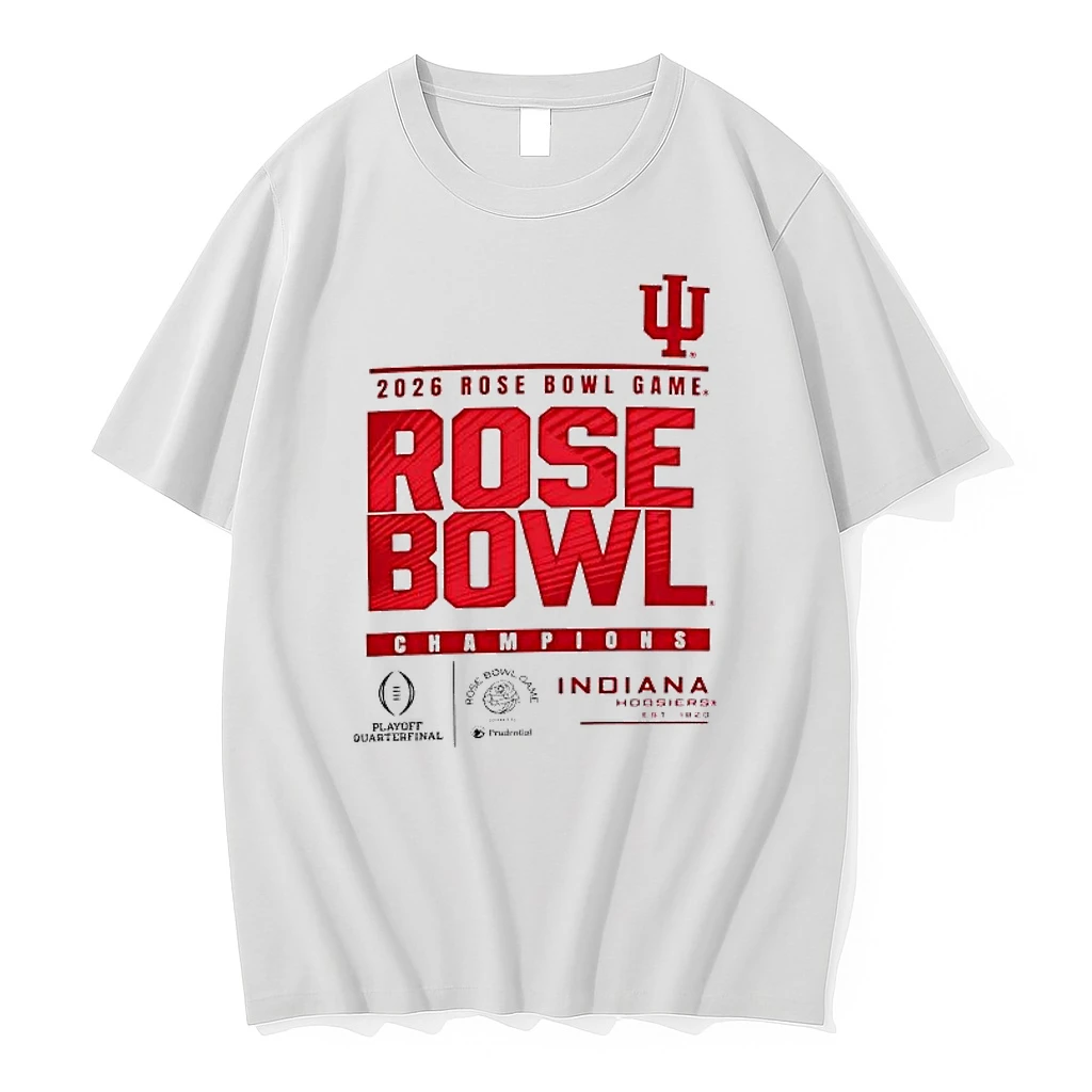 Indiana Hoosiers 2026 Rose Bowl Game Champions Shirts