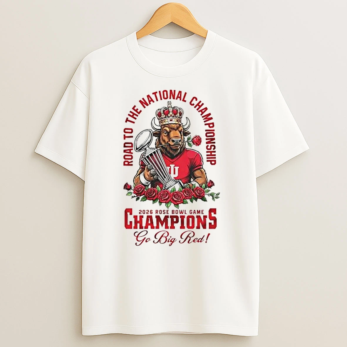Indiana Hoosiers 2026 Road To The Rose Bowl Game Champions Shirts