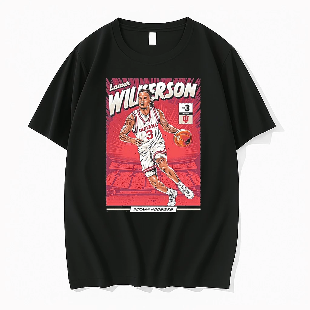 Indiana Hoosiers Basketball 3 Lamar Wilkerson Comic Shirts