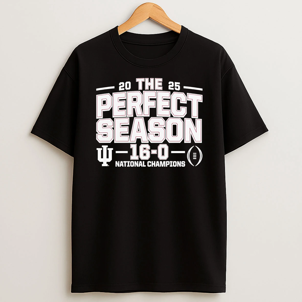 Indiana Hoosiers Cfp 2025 National Champions The Perfect Season 16 0 Hometown Shirts