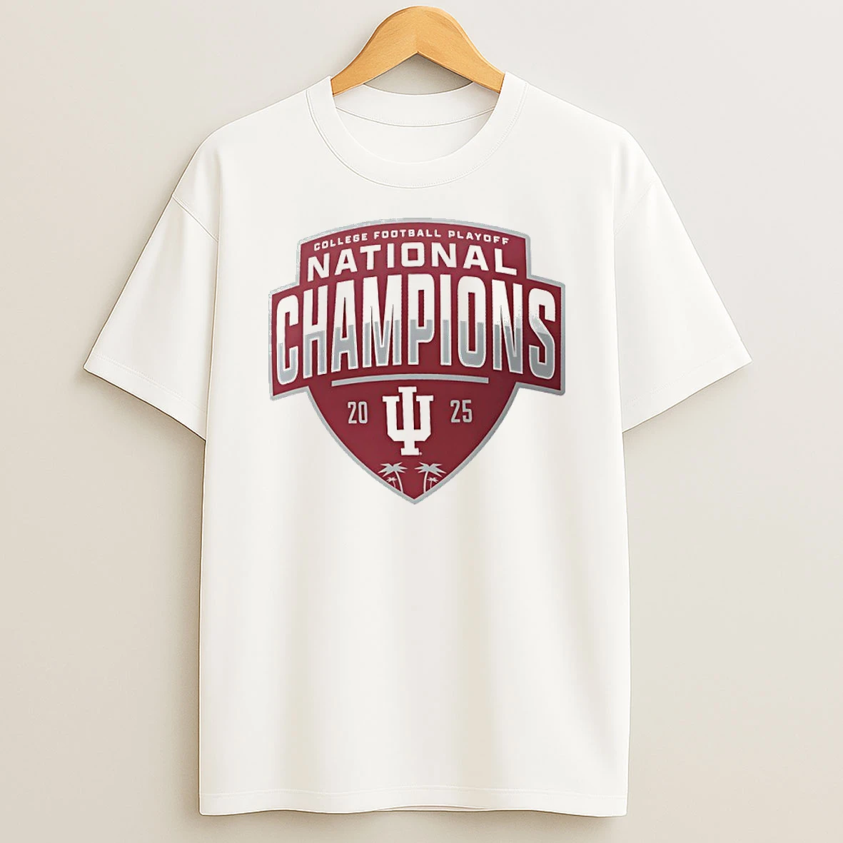 Indiana Hoosiers Cfp 2025 National Champions Zone Scheme Shirts