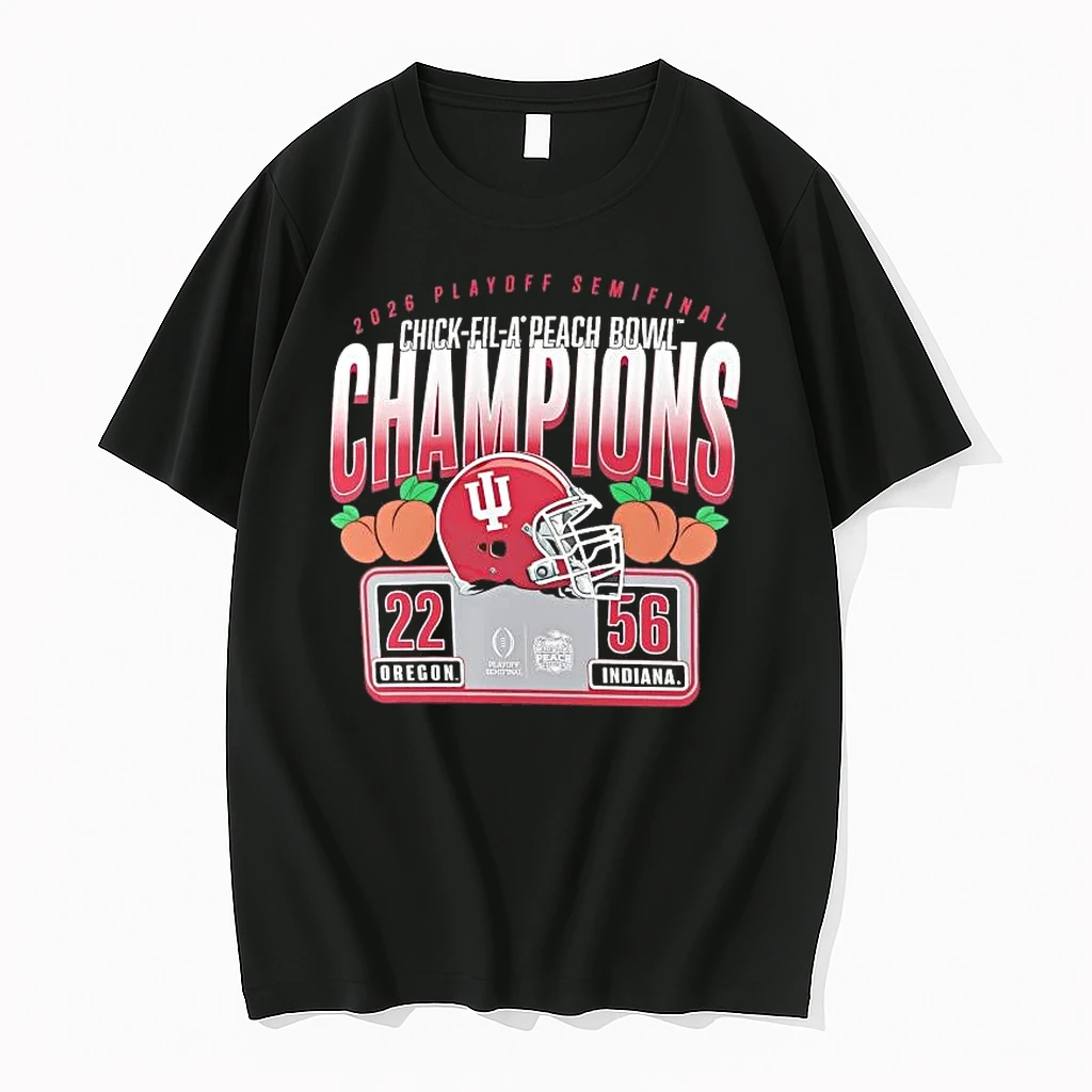 Indiana Hoosiers Cfp 2026 Peach Bowl Champions Scoring Shirts