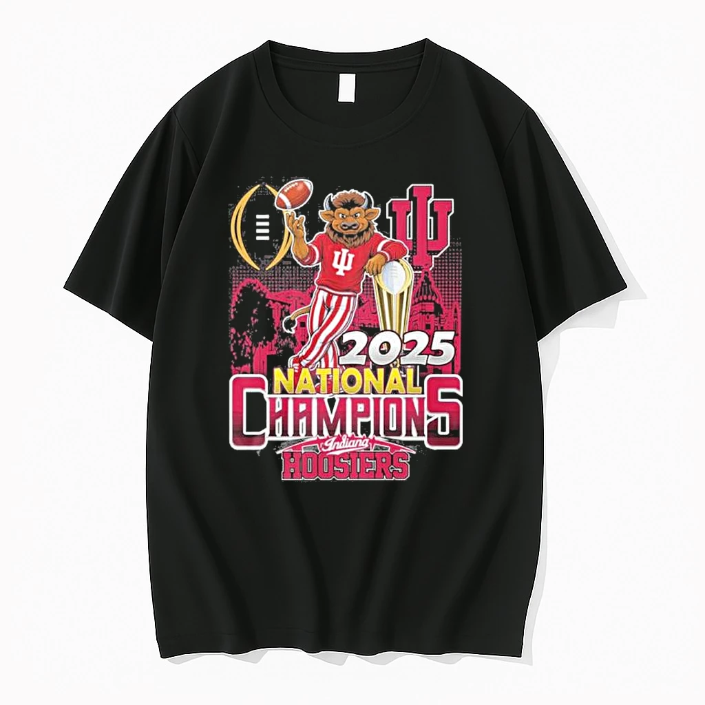 Indiana Hoosiers Cfp National Champions Mascot Shirts