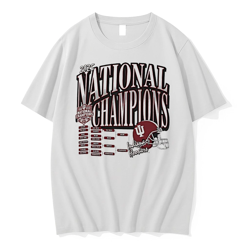 Indiana Hoosiers Champion Cfp 2025 National Champions Bracket Shirts