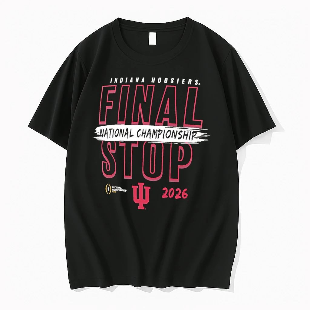Indiana Hoosiers College Football Playoff 2026 National Championship Game Final Stop Shirts