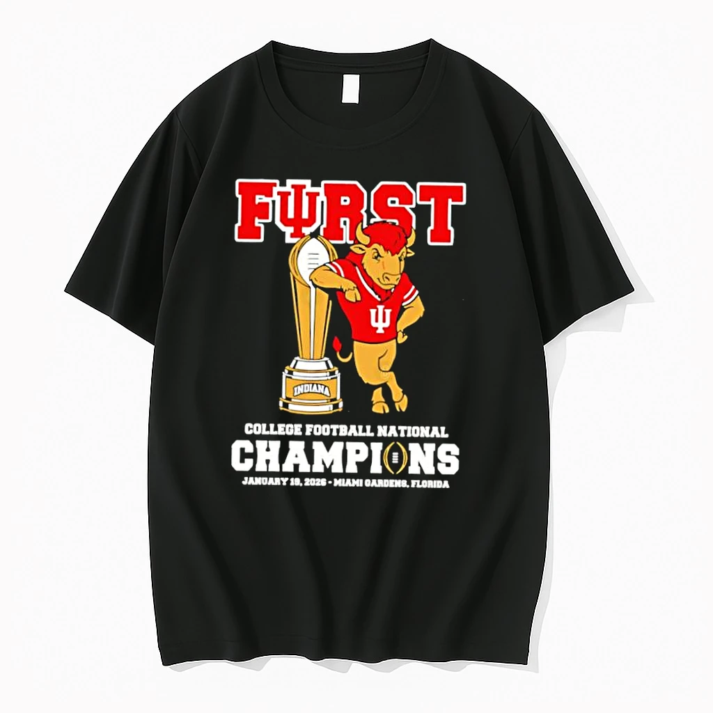 Indiana Hoosiers First 2026 Cfp National Champions Shirts