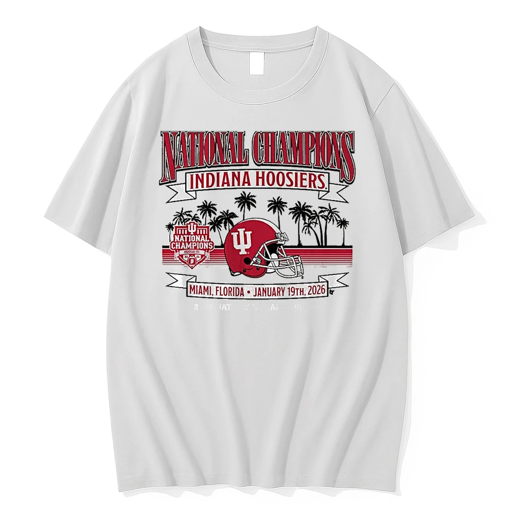 Indiana Hoosiers Football 2025 Cfp National Champions Local Helmet Shirts