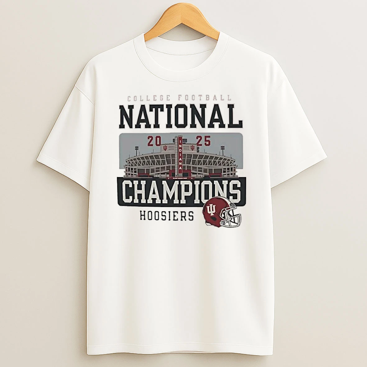 Indiana Hoosiers Football 2025 National Champions Stadium Shirts