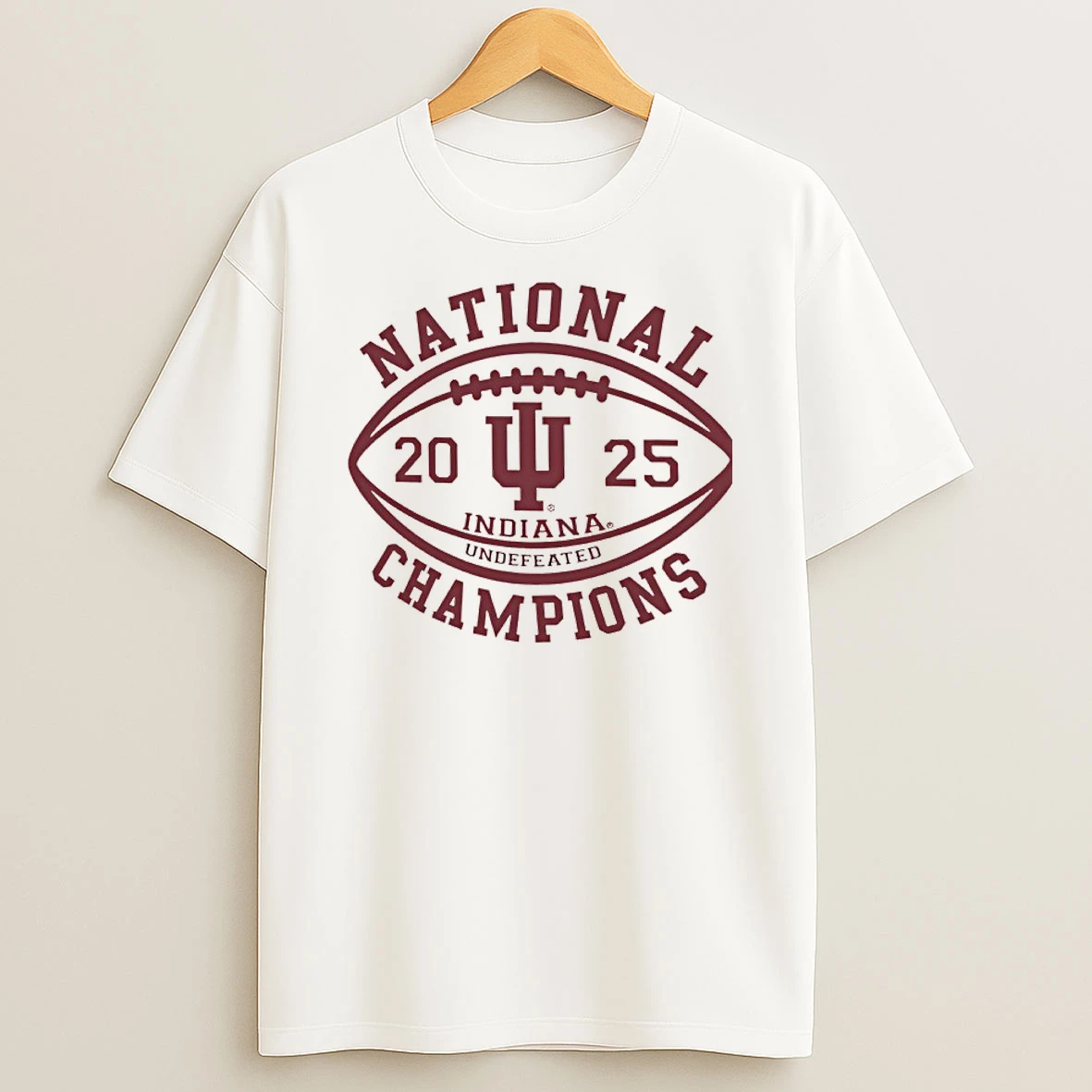 Indiana Hoosiers Football National Champions Undefeated 2025 Shirts