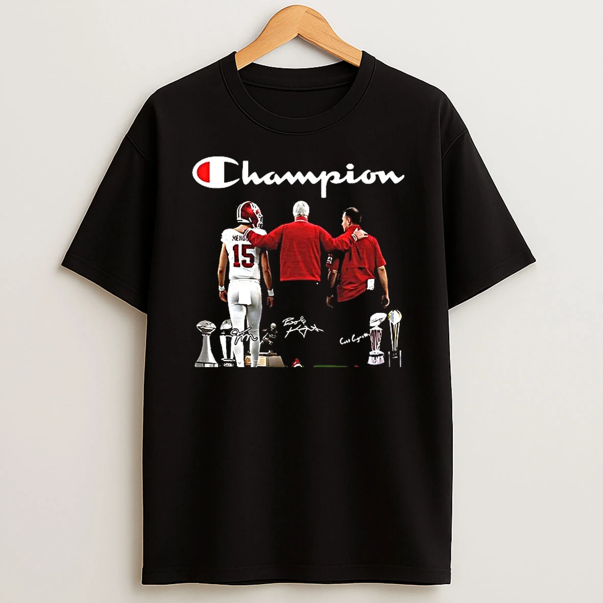 Indiana Hoosiers Ncaa Football Champions Trophy Player Signature Woman Shirts