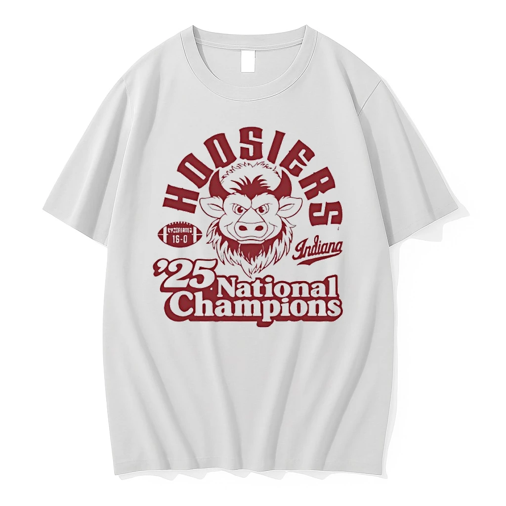 Indiana Hoosiers Undefeated 16 0 2025 National Champions Bison Mascot Shirts