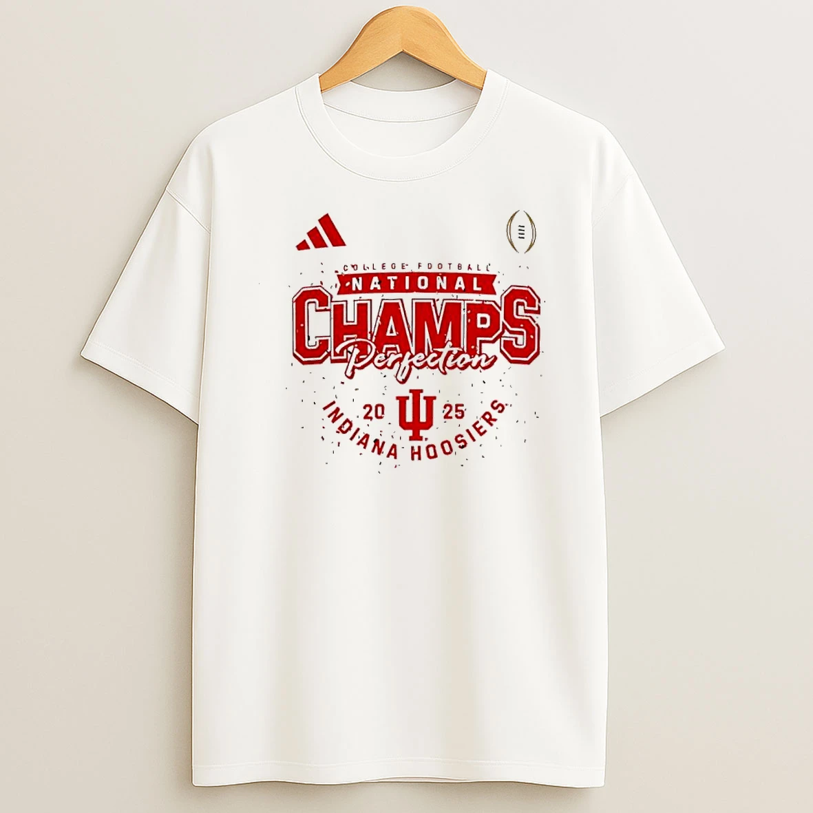 Indiana Hoosiers White Perfect Season National Champions Shirts
