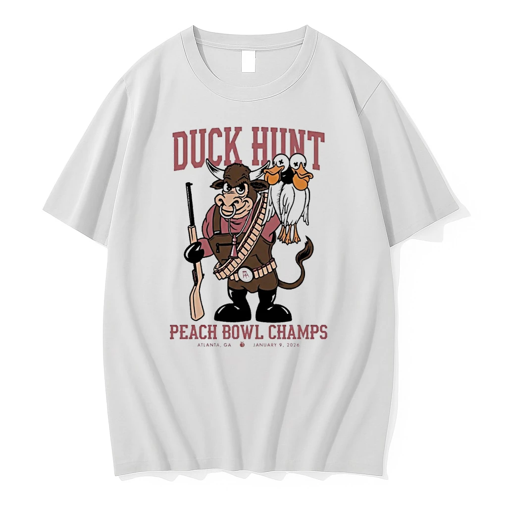 Indiana Hoosiers Win Oregon Ducks Duck Hunt Peach Bowl Champs Atlanta Ga 2026 Shirts