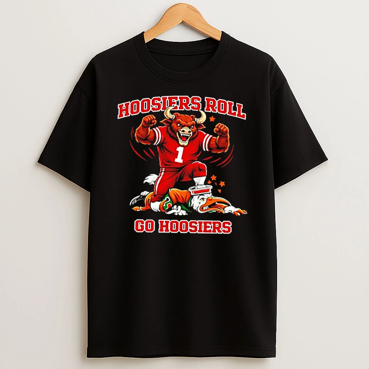 Indiana Hoosiers Champions National Championship 2026 Mascot Shirts