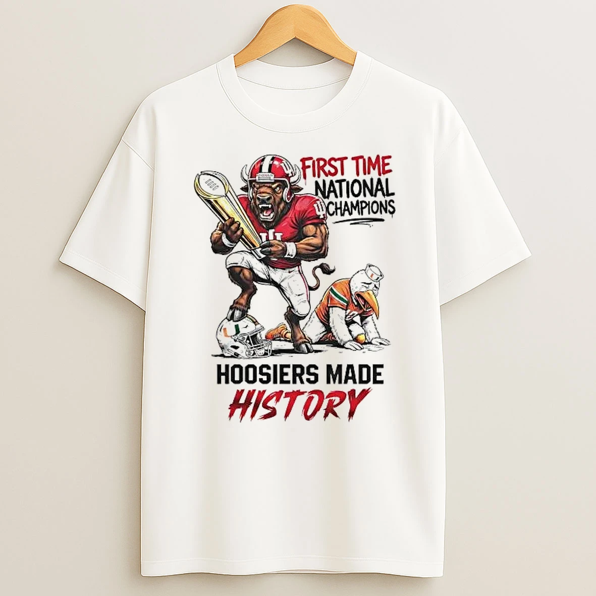 Indiana Hoosiers First Time National Champions Made History 2025 Shirts