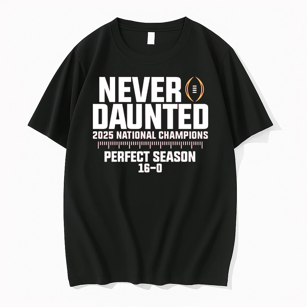 Indiana Hoosiers Never Daunted Perfect Season 2025 Shirts