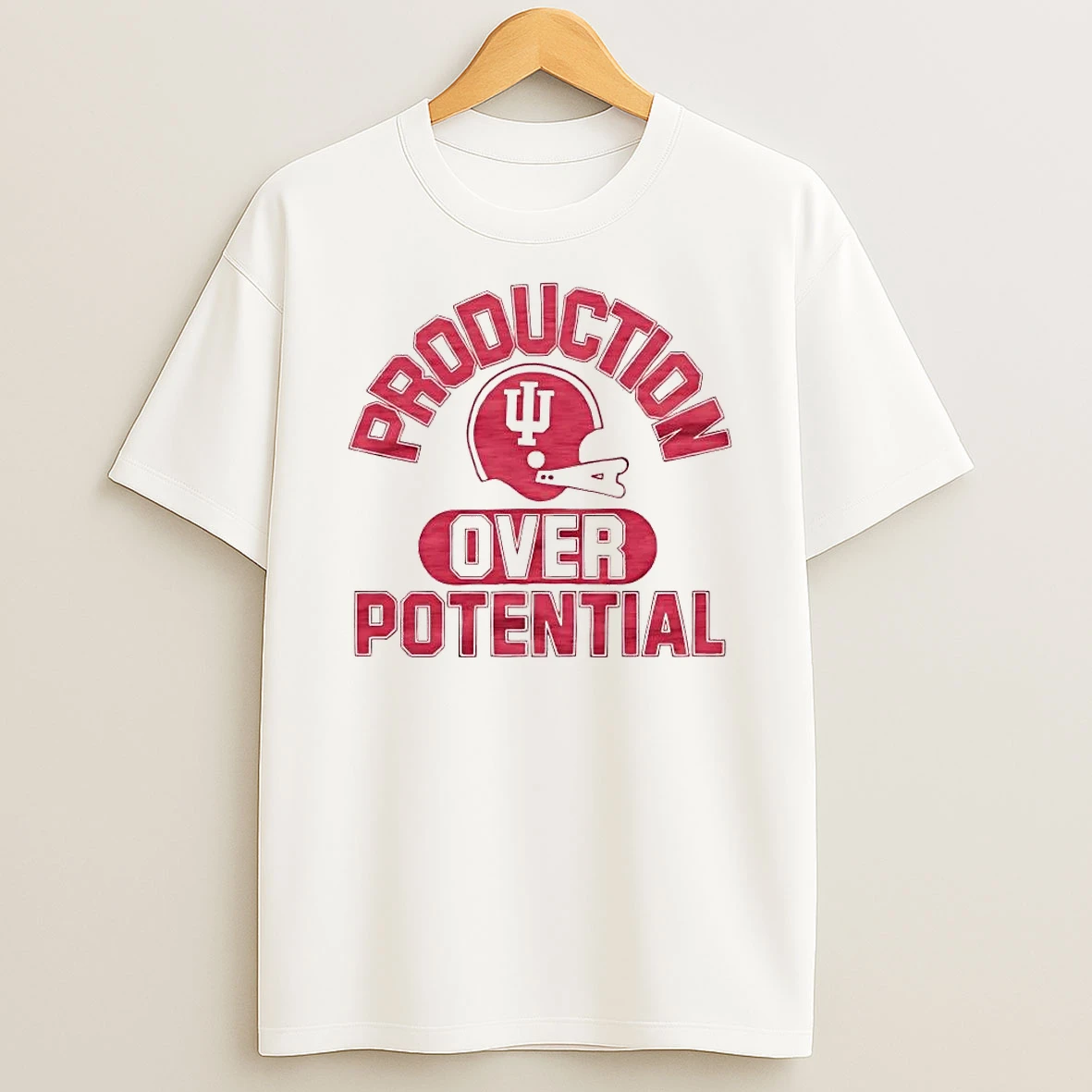 Indiana Hoosiers Production Over Potential 2025 National Champs Shirts
