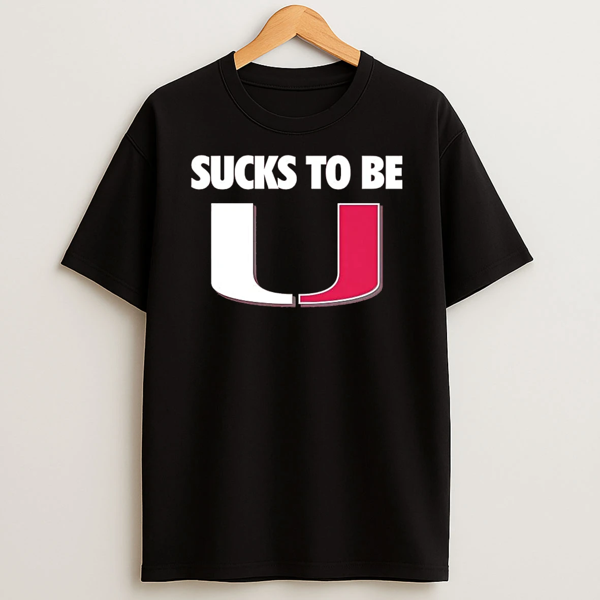 Indiana Hoosiers Sucks To Be U Anti Miami Hurricanes Shirts