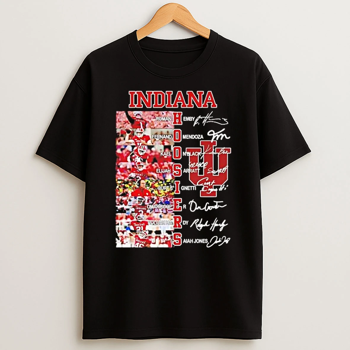 Indiana Hoosiers Team Players Names And Signatures Shirts
