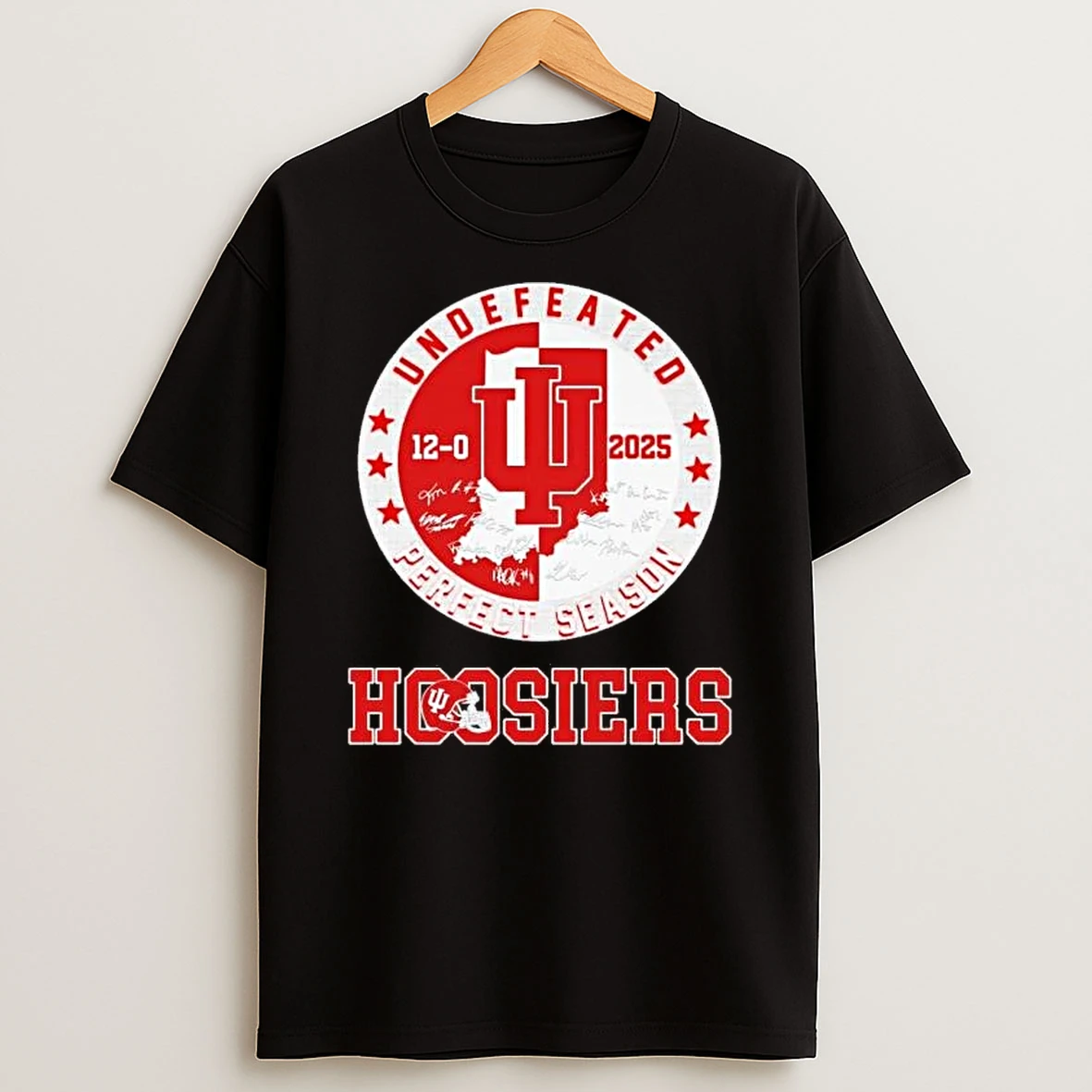 Indiana Hoosiers Undefeated 2025 Perfect Season Shirts