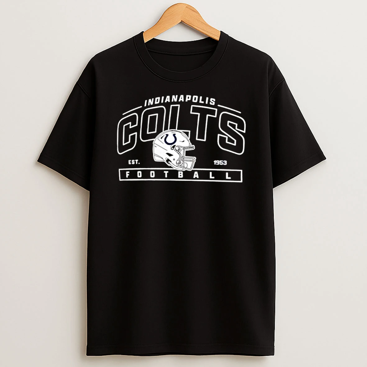 Indianapolis Colts Est 1953 Football Athletic Banner Shirts