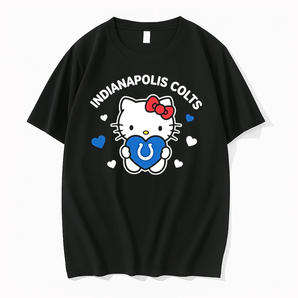Indianapolis Colts Hello Kitty Valentine Cute 2026 Shirts