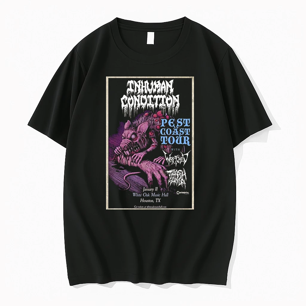 Inhuman Condition Houston Tx January 11 2026 Concert Shirts