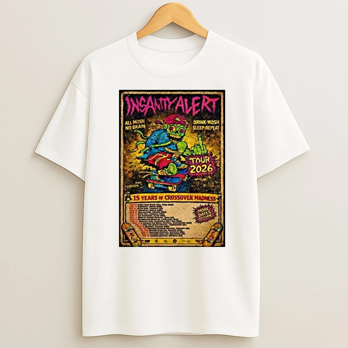 Insanity Alert 15 Years Of Crossover Madness 2026 Shirts