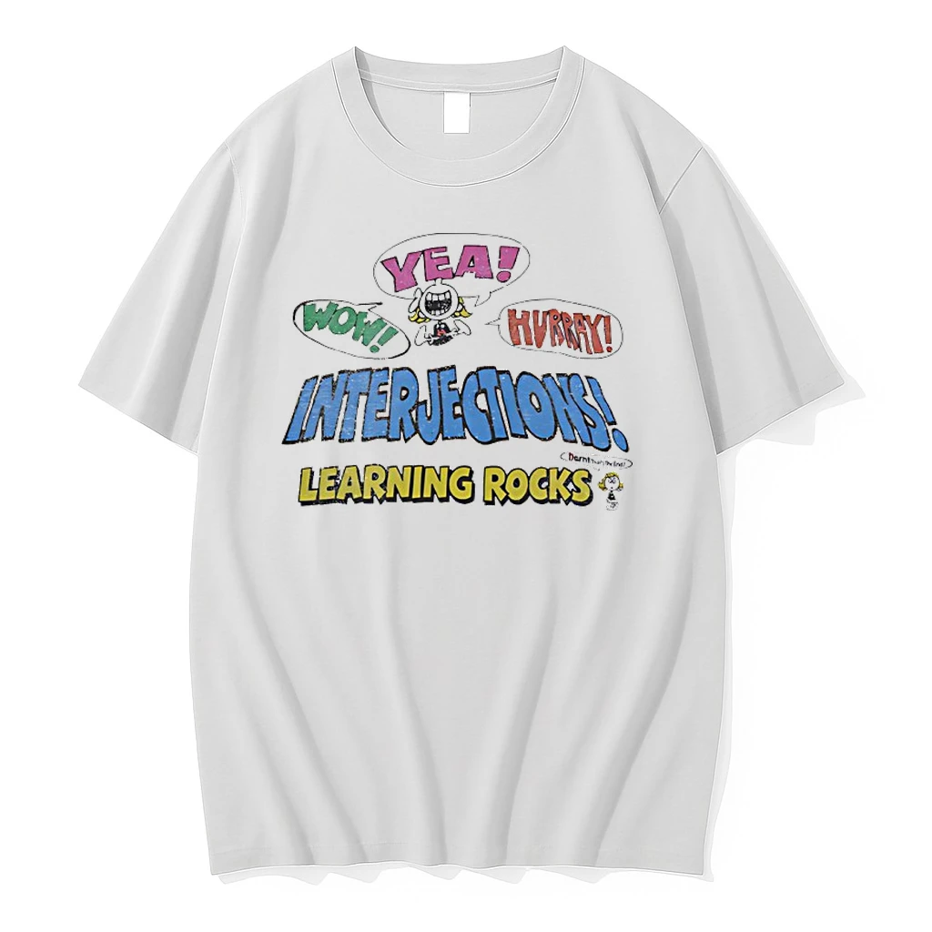 Interjections Learning Rocks Yea Wow Hurray Shirts