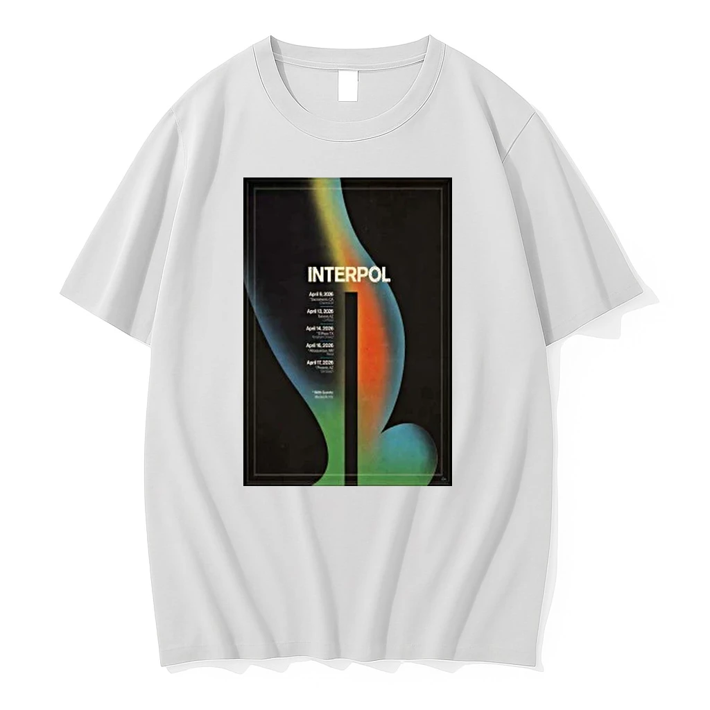 Interpol April 2026 Shows Shirts