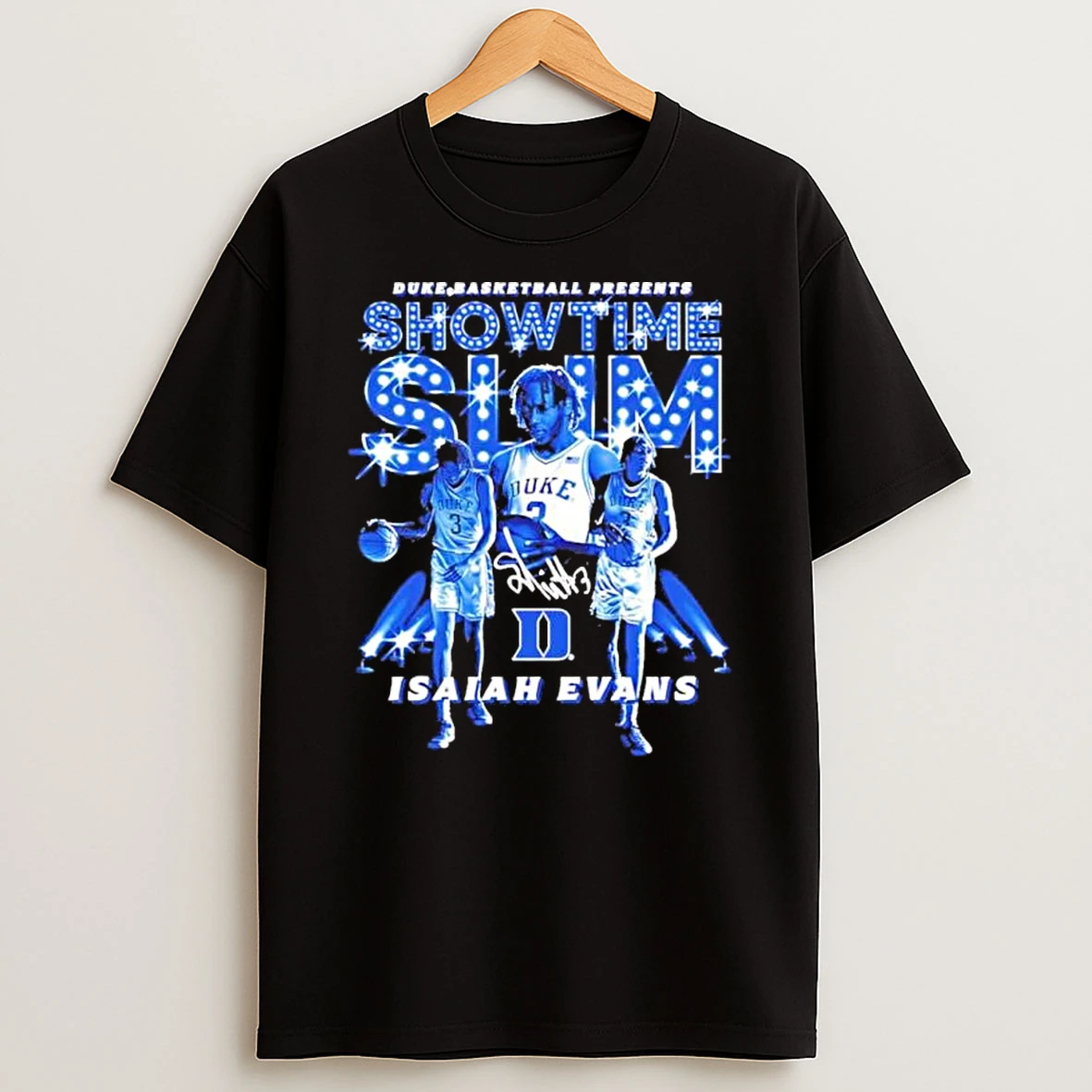 Isaiah Evans Duke Blue Devils Showtime Slim Shirts