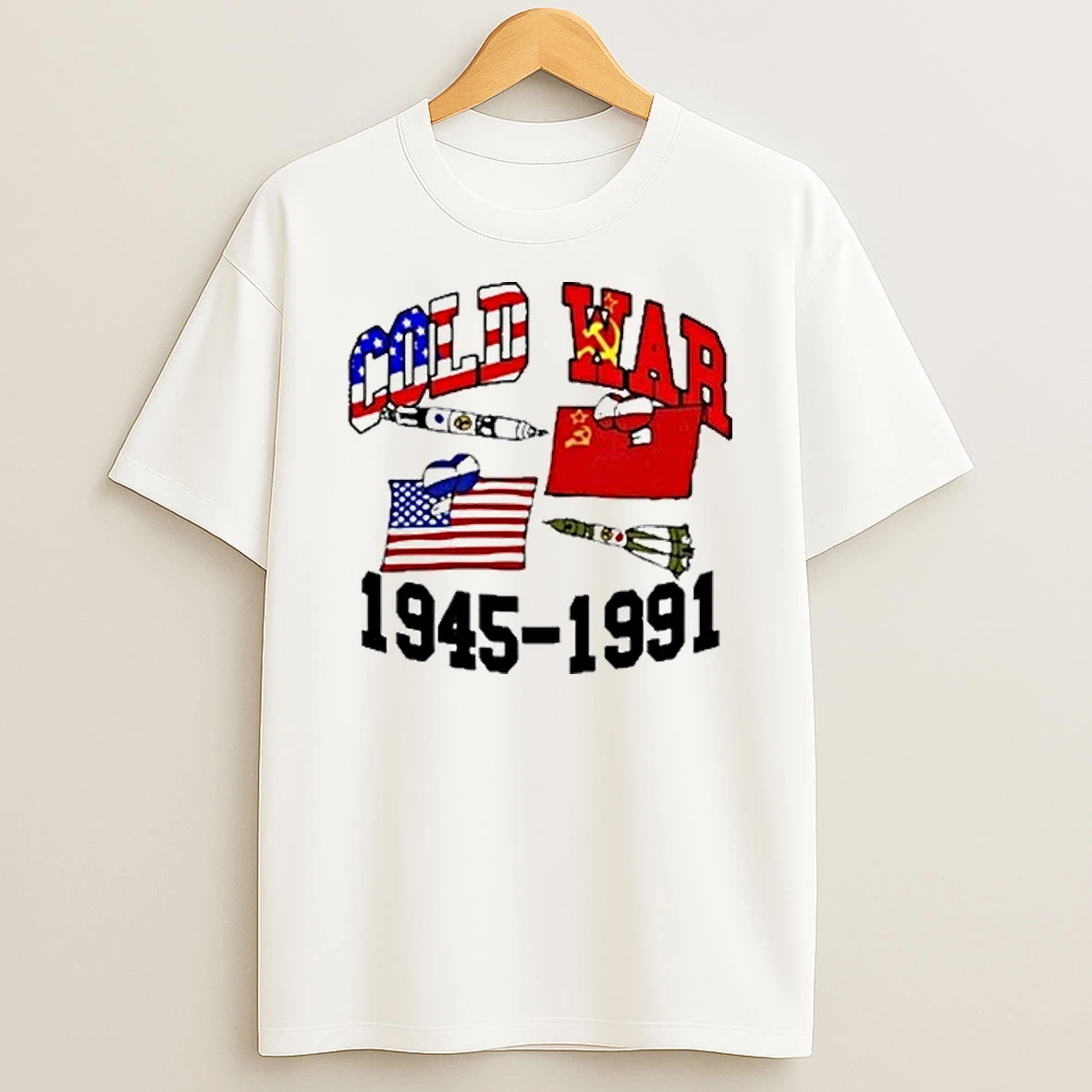 Itibariyle Cold War 1945 1991 Flag Shirts