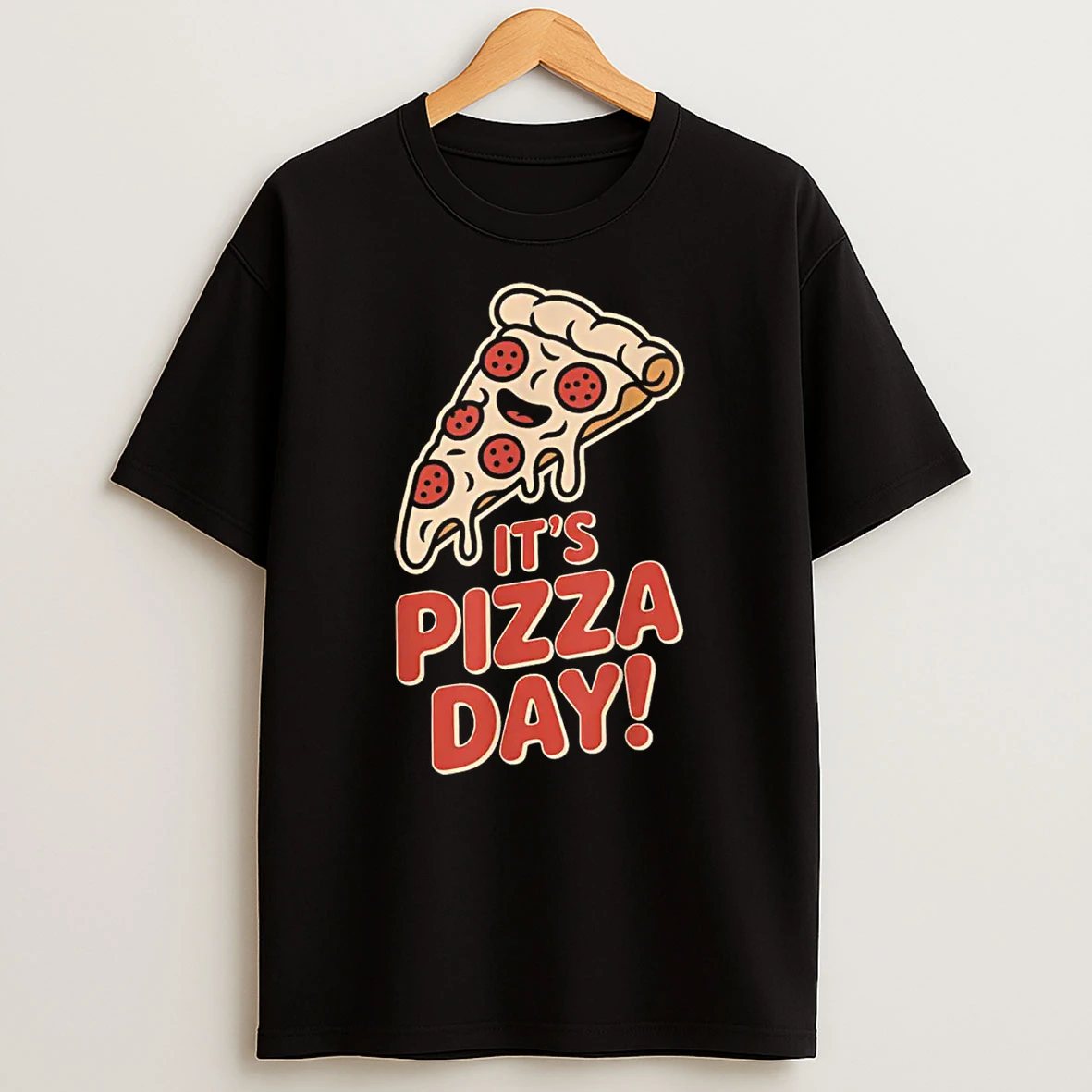 Its Pizza Day Lovers Party Slice Food Italian Pizzeria Chef Shirts