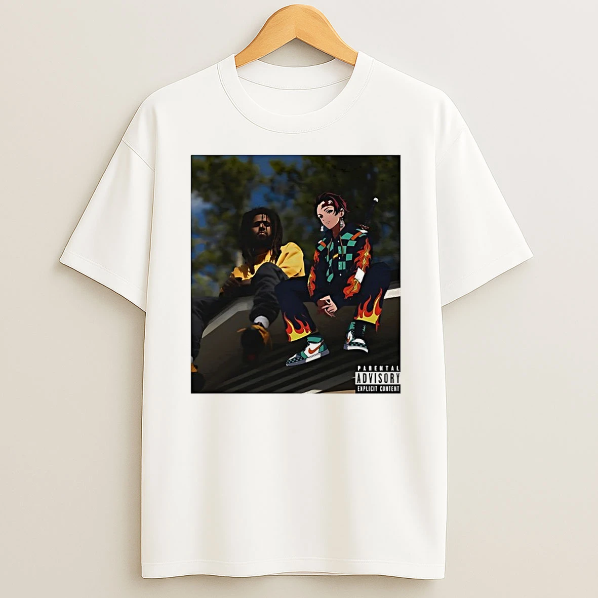 J Cole X Tanjiro Kamado Forest Hills Shirts