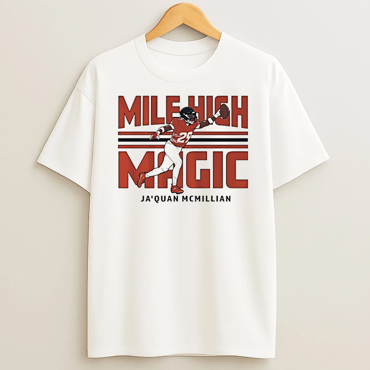 Jaquan Mcmillian Mile High Magic Denver Broncos Football Shirts