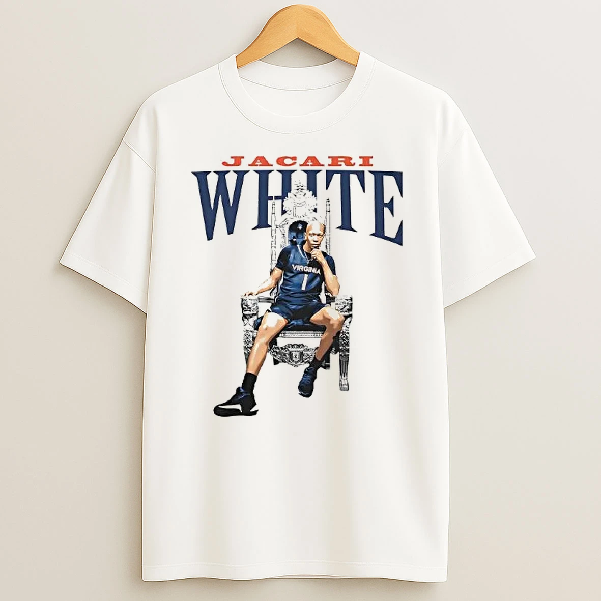 Jacari White Portrait The King Virginia Cavaliers Shirts