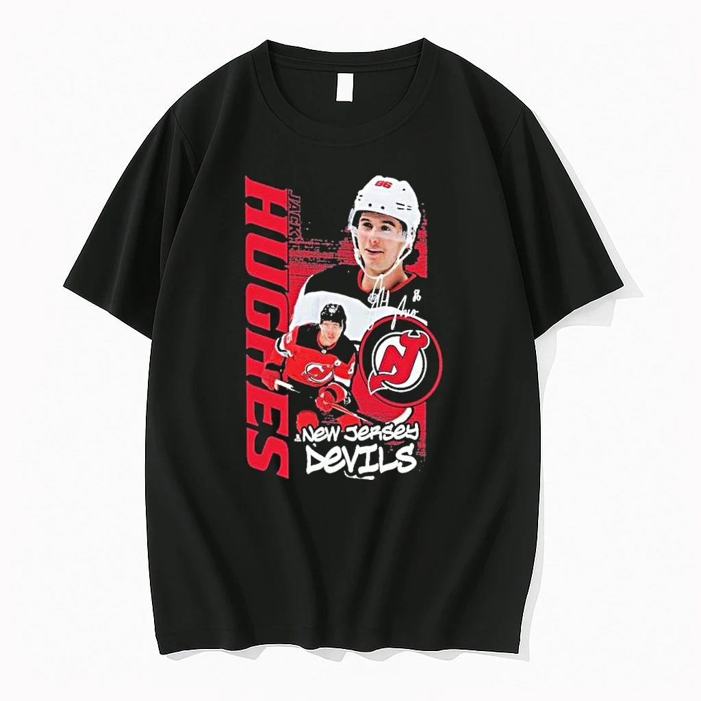 Jack Hughes New Jersey Devils Vintage Playmaker Shirts