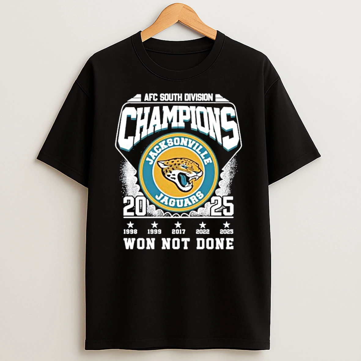 Jacksonville Jaguars Afc South Champions Won Not Done Shirts