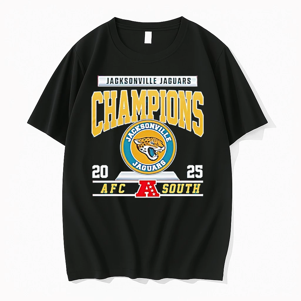 Jacksonville Jaguars Afc South Division Champions 2025 Logo Shirts